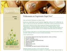 Tablet Screenshot of nagelstudio-goerlitz.de